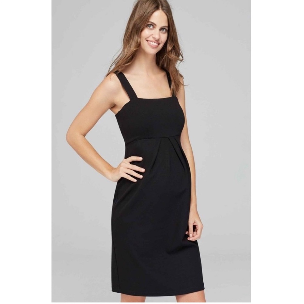 NWT Isabella Oliver Bobbie Black Stretch Maternity Summer Dress Size 4